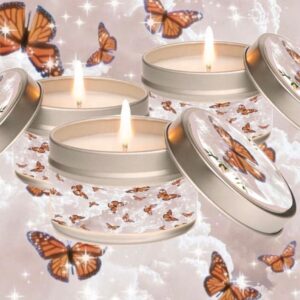 Butterfly Tin Candle