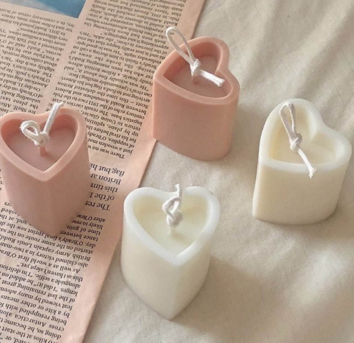 Heart Shaped Candle - Image 2