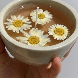 Floral Pot Candle