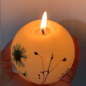 Floral Candle